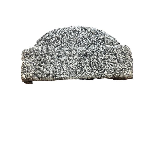 Vintage Gray Black Curly Wool Cossack Hat Persian Lamb Style Large main image 9